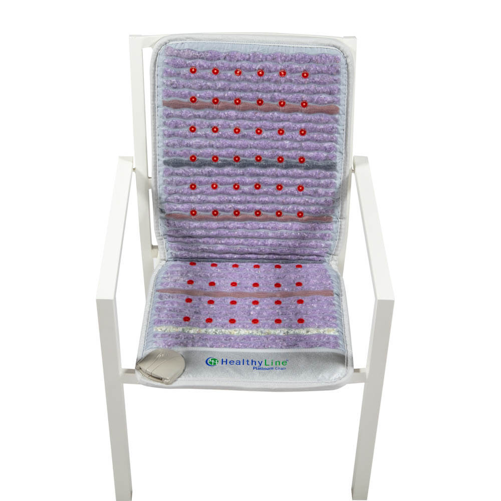 Amethyst Jade Tourmaline Quartz Platinum Mat_Chair 4018 Firm Photon Advanced PEMF InfraMat Pro