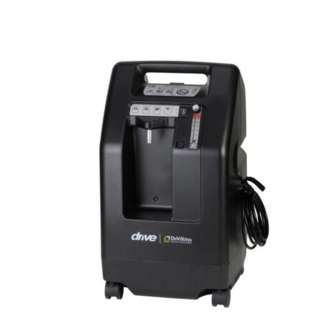 An oxygen concentrator for HBOT therapy sits on a white canvas.