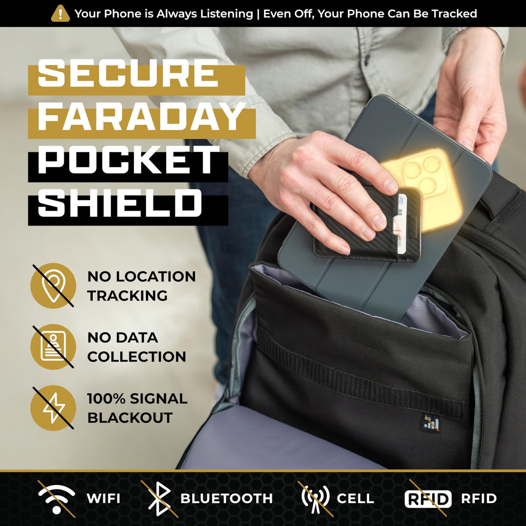 Gardava silver-lined faraday laptop backpack, detail image 2