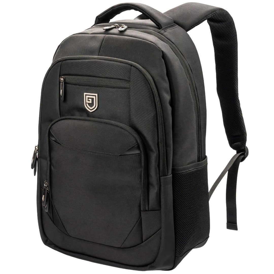 Gardava faraday laptop backpack in black, main product view