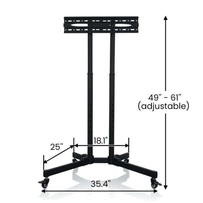 an illustrations showing the demensions of a verticle stand for red light therapy devices