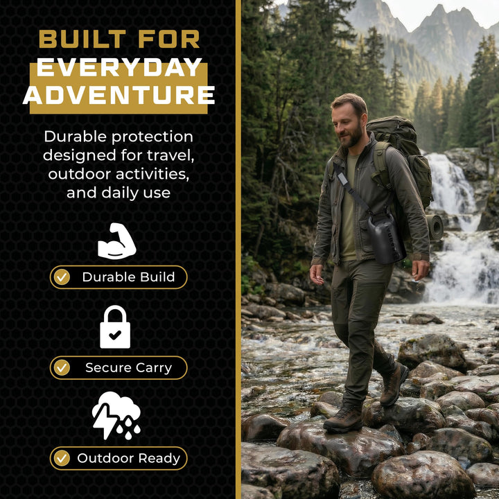 Gardava 5L water-resistant faraday dry bag for phones and electronics, detail image 5