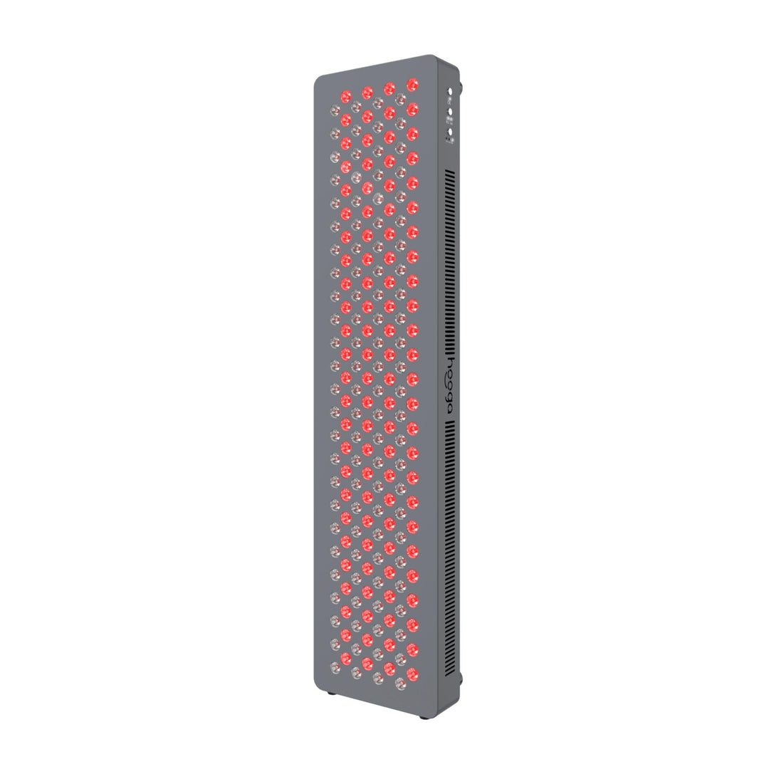 Hooga HG1000 red light therapy panel front view, 660nm and 850nm