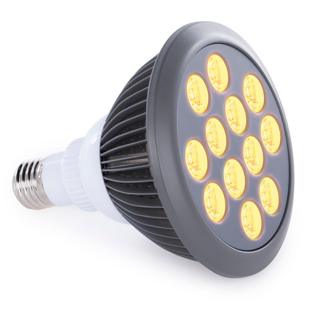 Hooga HG24 Yellow Light Therapy Bulb, main product photo of the yellow LED bulb
