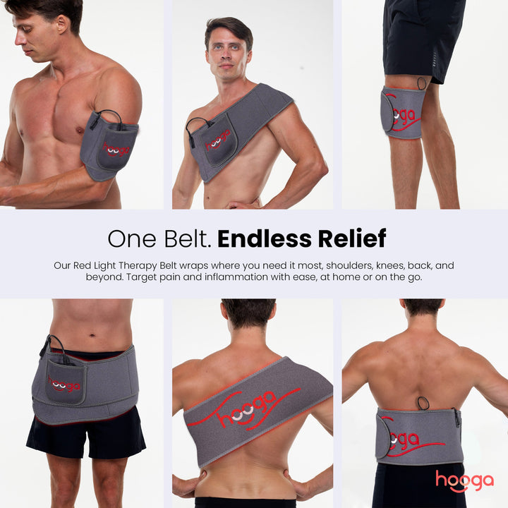 Hooga Red Light Therapy Belt product photo, third alternate angle of the device