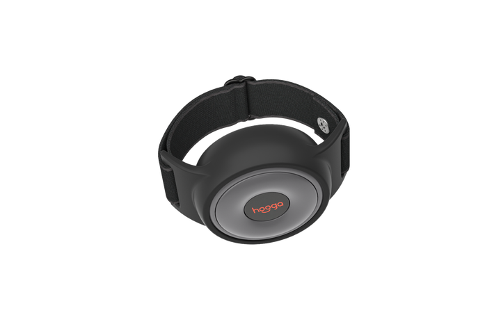 Hooga Red Light Therapy Dot shown attached with a strap