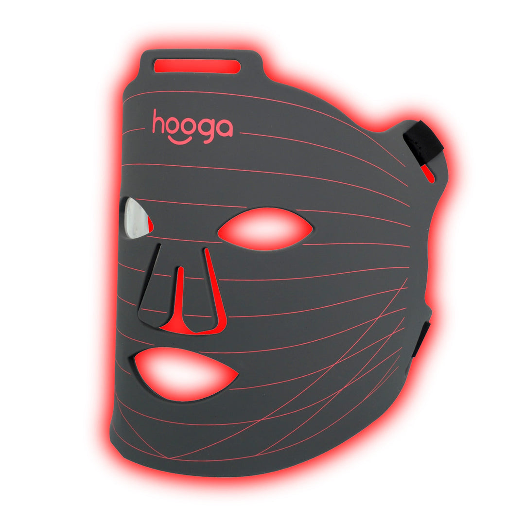Hooga red light therapy face mask main product photo in flexible silicone