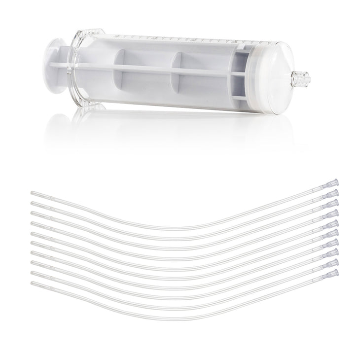 Promolife 200ml ozone syringe with ten 14F Luer lock catheters