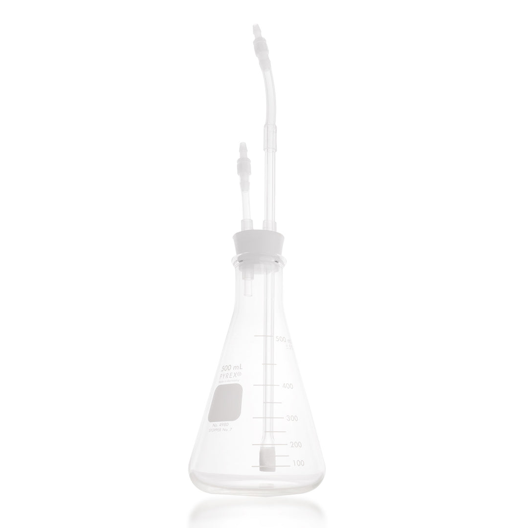 Promolife 500ml Basic Ozone Water Bubbler with silicone stopper, glass stem and stand
