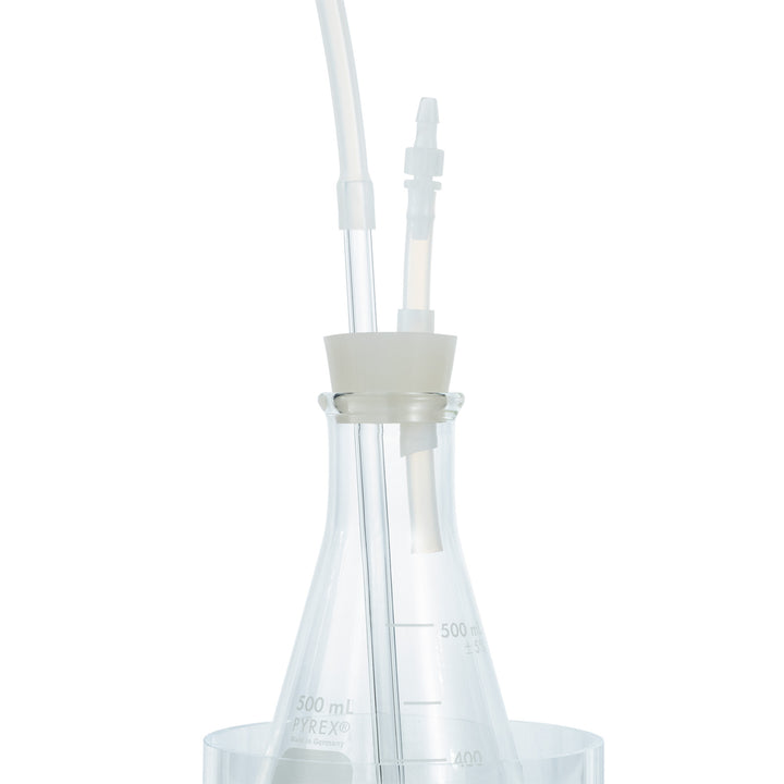 Promolife 500ml borosilicate glass flask used in the Basic Ozone Oil Bubbler