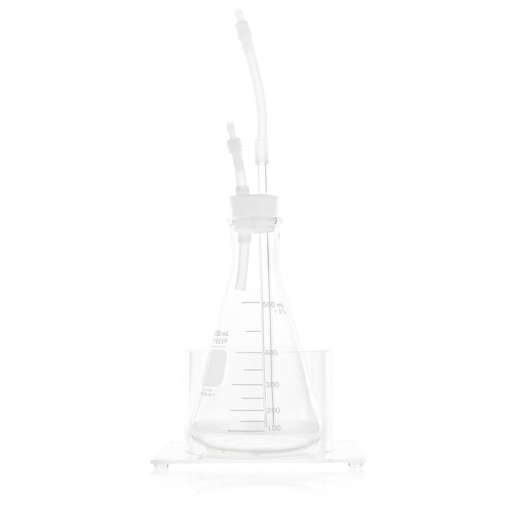 Promolife Basic Ozone Oil Bubbler with 500ml glass flask, straw, silicone stopper and stand