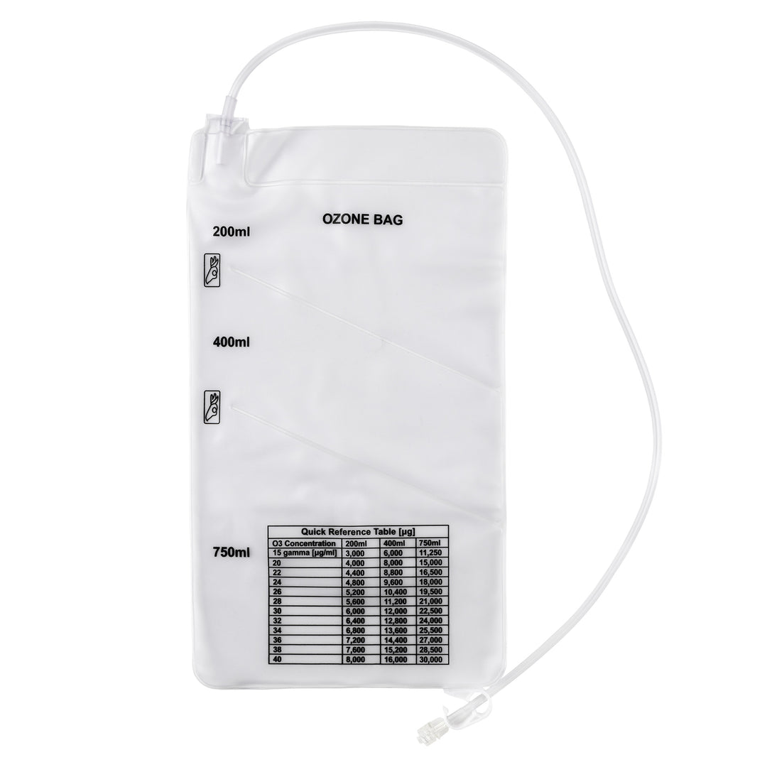 Promolife reusable multi-chambered ozone bag with 200, 400 and 750ml chambers