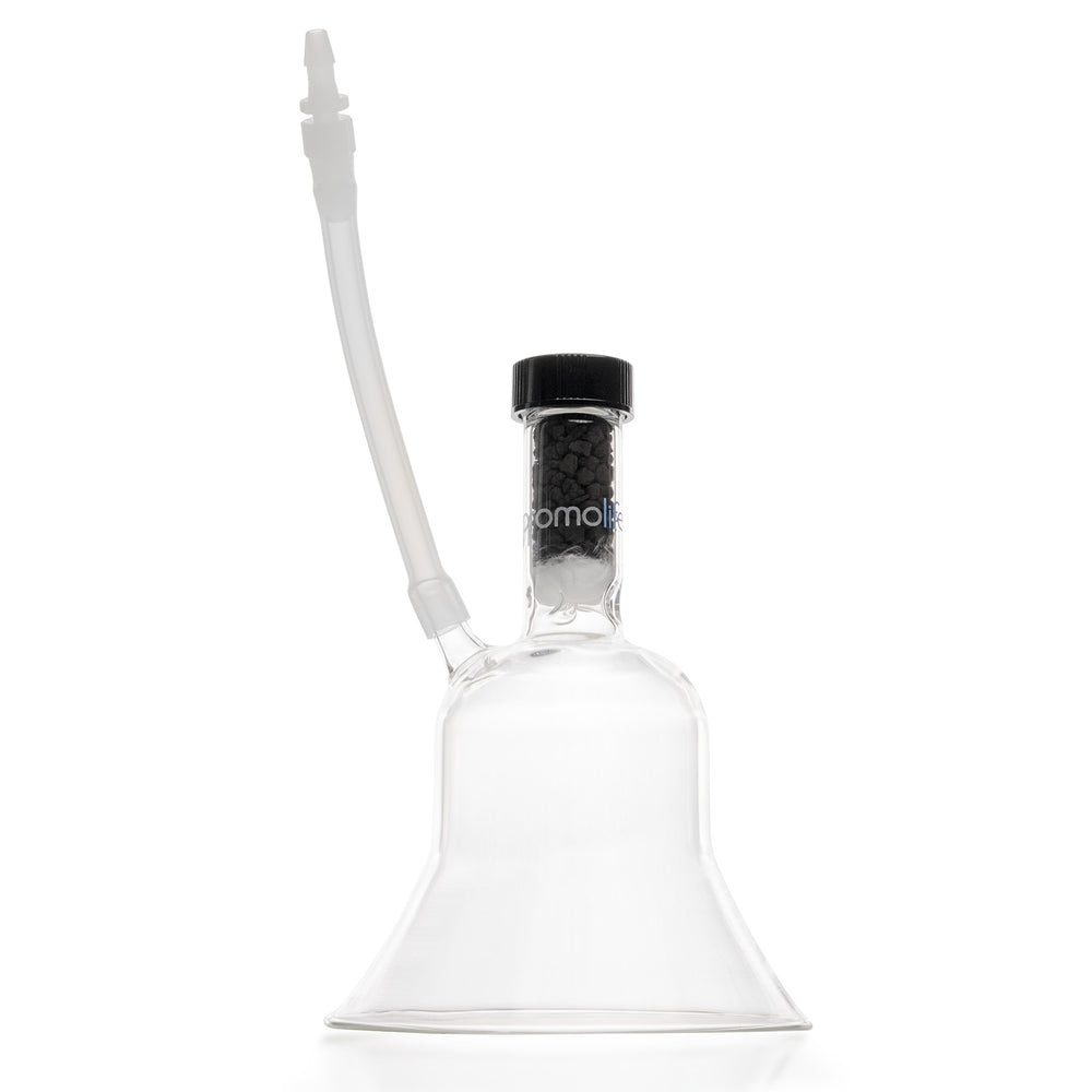 Promolife 4 inch Ozone Glassware Cup made from borosilicate glass with built-in filter