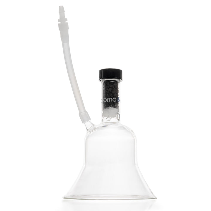 Promolife 4 inch Ozone Glassware Cup made from borosilicate glass with built-in filter
