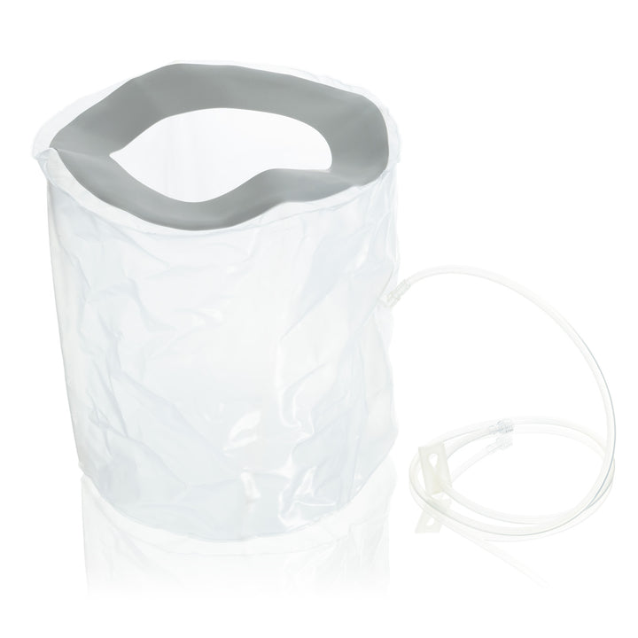 Alternate view of the Promolife Ozone Head Bag and its pre-installed tubing