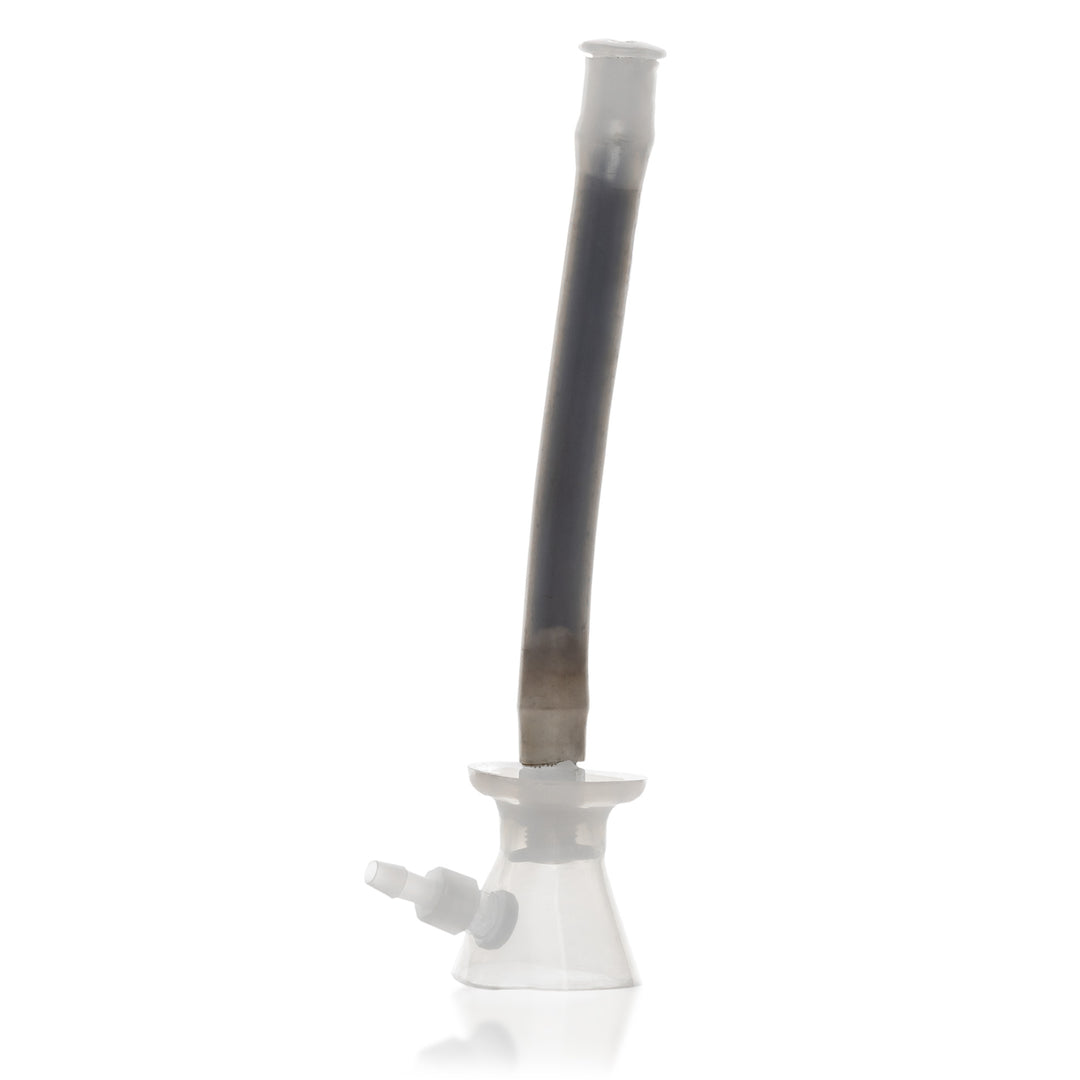 Alternate view of the two Promolife silicone ozone cups with Luer lock connections